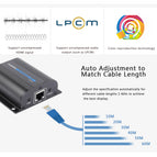 LKV372A HDMI 1080P Extender With IR Converter Up to 60M,Video/Audio full HD Signal Extender Over Cat6/Cat7 For TV Projector