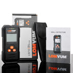 LOMVUM Metal Detector Backlit Black AC Wood Finder Cable Wires Depth TrackerUndeground Sturs Wall Scanner LCD HD Display Beep