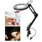 LWARML 5X USB LED Magnifier Smooth dimming 3 colors magnifier for reading / skin care / beauty / jewelry / welding used tools