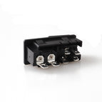 LZ-8-29 2P IEC Power Socket C8 connector with lamp with rocker switch