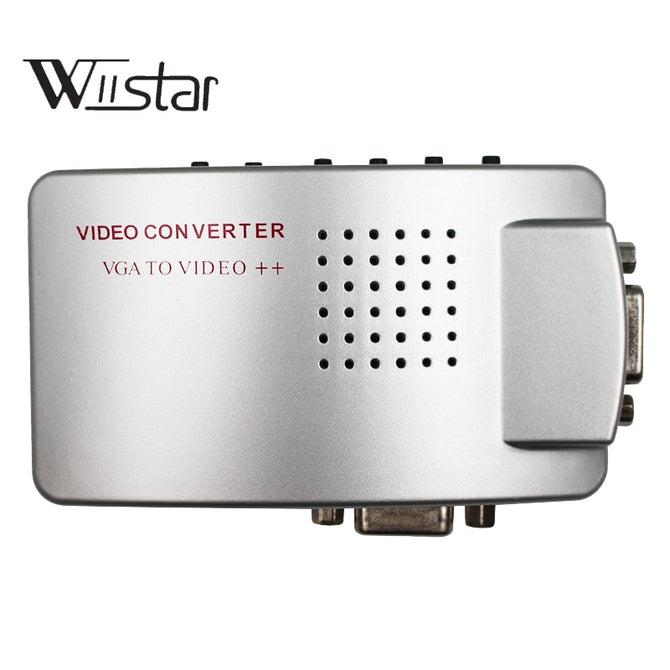 Laptop PC VGA to TV AV RCA Composite video adapter converter Switch Box Support S-video RGB NTSC/PAL Computer Signal usb converter fortnite micro usb converter