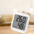 Large LCD Indoor Thermometer Hygrometer Humidity Gauge ℃/℉ with Magnet & Bracket