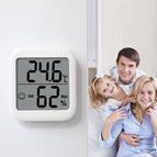 Large LCD Indoor Thermometer Hygrometer Humidity Gauge ℃/℉ with Magnet & Bracket