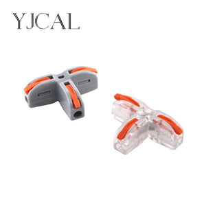 Led Strip Lighting Wire Connector 222-412 Fixed Type Push-on Terminal Blocks Electric Quick Mini Conductor Rail Conector