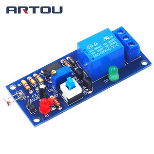 Light Control Switch Module Set Street Light Stair Light Automatic Control Switch Electronic DIY Kit Manual Circuit Board