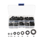 M2 M2.5 M3 M4 M5 M6 M8 Nylon Washers Plastic Insulation Spacers Seals Black White 250/350/480/500PCS Nylon Washers Set Ring Kit