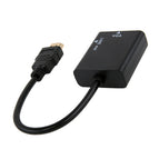 Male to Female HDMI-compatible to VGA Digital Analog Video Audio Cable Adapter 1080P 720P 480P For PS4 PC HDTV Display Projector