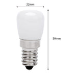 MeterMall AC 220V Mini E14 SMD2835 LED Blub Glass Lamp for Fridge Freezer Home Lighting