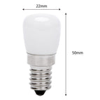 MeterMall AC 220V Mini E14 SMD2835 LED Blub Glass Lamp for Fridge Freezer Home Lighting