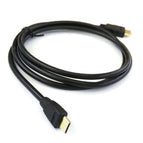 Micro HDMI-compatible To HDMI-compatible Cable 4K 1.5M Black for Raspberry Pi 4 Model B Model B Micro Cable Adaptor