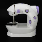 Mini Electric Handheld Sewing Machine 2018 Dual Speed Adjustment with Light Foot AC100-240V Double Threads Pendal Sewing Machine