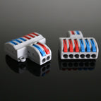 Mini Fast Wire Connector PT-222 SPL-62/42 SPL42 SPL62 32A Universal Wiring Cable Connector Push-in Conductor Terminal Block