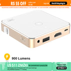 Mini Portable Projector Full HD 1080P DLP Projector For Home Theater Video Projectors Beamer PR57002