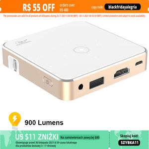 Mini Portable Projector Full HD 1080P DLP Projector For Home Theater Video Projectors Beamer PR57002