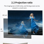 Mini Portable Projector Full HD 1080P DLP Projector For Home Theater Video Projectors Beamer PR57002