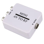 Mini Rca Cvsb Av To Rf Adapter 67.25Mhz 61.25Mhz Video Audio Tv Signal Switcher Box Converter