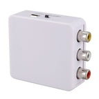 Mini Rca Cvsb Av To Rf Adapter 67.25Mhz 61.25Mhz Video Audio Tv Signal Switcher Box Converter