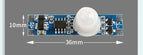 Mini Smart Automatic on/Off Infrared Detector Motion Sensor for Lighting Equipment