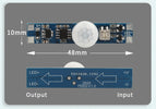Mini Smart Automatic on/Off Infrared Detector Motion Sensor for Lighting Equipment