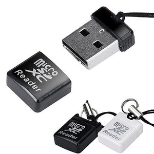Mini Super Speed USB 2.0 Micro SD/SDXC TF Card Reader Adapter for Mac OS System