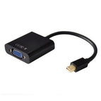 Mini Thunderbolt Mini DisplayPort Display Port Mini DP To VGA Cable Adapter 1080P
