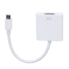 Mini Thunderbolt Mini DisplayPort Display Port Mini DP To VGA Cable Adapter 1080P