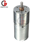 Motor Speed Reduction Gear Motor Electric 12V DC 60RPM Powerful Torque 25mm