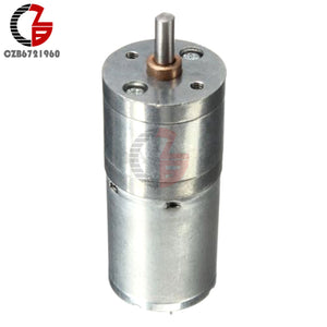 Motor Speed Reduction Gear Motor Electric 12V DC 60RPM Powerful Torque 25mm