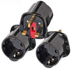 Multifunctional EU Euro European to UK Plugs Adapter Power Converter Plugs 2 Pin Socket Travel 250V 13A Fused Universal Adaptor wholesale bulk price