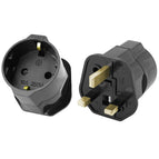 Multifunctional EU Euro European to UK Plugs Adapter Power Converter Plugs 2 Pin Socket Travel 250V 13A Fused Universal Adaptor wholesale bulk price