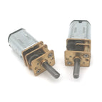 N20 DC 6V Micro Speed Gear Motor 40-3000RPM Reduction Gear Motor Mini Metal Electric Gear Reducer Motor for Car Robot Model