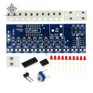 NE555+CD4017 Light Water Flowing Light LED Module DIY Kit Running Light