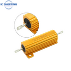 NEW 50W 100W Aluminum Power Metal Shell Case Wirewound Resistor 0.02 0.4 1.6 2.4 3.9 11 32 90 360 5.1K 5.6K 8.2K 33K 39K 47K Ohm wholesale bulk price