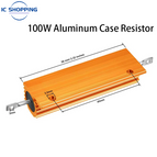 NEW 50W 100W Aluminum Power Metal Shell Case Wirewound Resistor 0.02 0.4 1.6 2.4 3.9 11 32 90 360 5.1K 5.6K 8.2K 33K 39K 47K Ohm wholesale bulk price