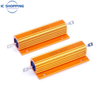 NEW 50W 100W Aluminum Power Metal Shell Case Wirewound Resistor 0.02 0.4 1.6 2.4 3.9 11 32 90 360 5.1K 5.6K 8.2K 33K 39K 47K Ohm wholesale bulk price