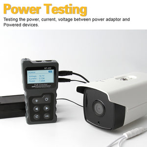 NF-488 Digital Ethernet CAT5 CAT6 LAN Network Cable PoE Switch Tester Detector such as voltage, polarity, mid-span or end-span
