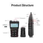 NF-8209 LCD Display Lan Cable POE Wire Checker Cat5 Cat6 Network Scan Test Tool for STP UTP cable Networking Tools Cat5 Cat6