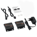 Neoteck HDMI Extender Adapter 1080P Up to 50M HDMI Transmitter Receiver RX/TX Over CAT6 Cable With IR Cable UK EU Power Supply