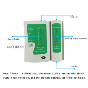 Network Cable Tester RJ45 RJ11 UTP LAN Cable Tester Detector Remote Test Tools Networking Line Finder Wire Tracker