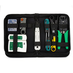 Network Cable Tester Tool LAN Utp Screwdriver Wire Stripper RJ45 Connector Computer Network Crimping Pliers Tool Kit Set wholesale bulk price