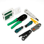 Network Cable Tester Tool LAN Utp Screwdriver Wire Stripper RJ45 Connector Computer Network Crimping Pliers Tool Kit Set wholesale bulk price