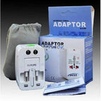 New 2 USB Charging Universal Travel Adapter All-in-one International World Travel AC Power Converter Plug Adaptor Socket EU wholesale bulk price
