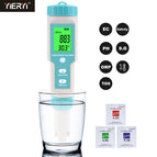 New 7 in 1 PH/TDS/EC/ORP/Salinity /S. G/Temperature Meter C-600 Water Quality Tester for Drinking Water, Aquariums PH Meter