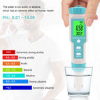 New 7 in 1 PH/TDS/EC/ORP/Salinity /S. G/Temperature Meter C-600 Water Quality Tester for Drinking Water, Aquariums PH Meter