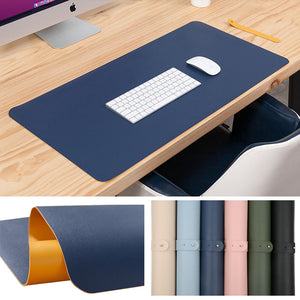 New Desk Mat 80x40/90x45/120x60cm PU Leather Large Mouse Pad Desk Mats Pad Antifouling MousPad  XXL Laptop Mat Office Mouse Mat