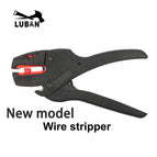 New FS-D3 LB-1 Black Self-Adjusting insulation Pliers wire cutter Wire Stripper range 0.08-6.0mm Flat Nose 0.03-10mm2