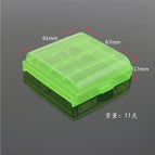 New Hard Plastic Battery Storage Boxes Case Holder With Clip For AA AAA Rechargeable Battery Waterproof Cases Home Storage Box