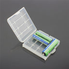 New Hard Plastic Battery Storage Boxes Case Holder With Clip For AA AAA Rechargeable Battery Waterproof Cases Home Storage Box