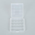 New Hard Plastic Battery Storage Boxes Case Holder With Clip For AA AAA Rechargeable Battery Waterproof Cases Home Storage Box