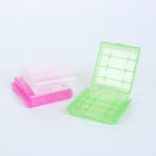 New Hard Plastic Battery Storage Boxes Case Holder With Clip For AA AAA Rechargeable Battery Waterproof Cases Home Storage Box